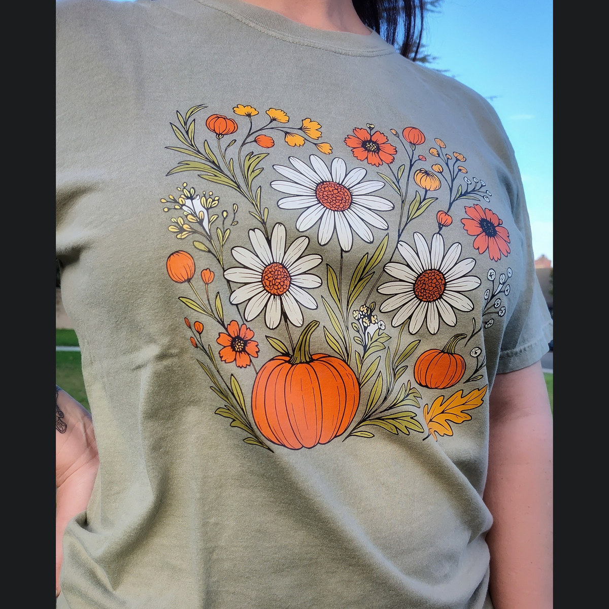 Pumpkin Blossom Tee Perfectly Weird Shop
