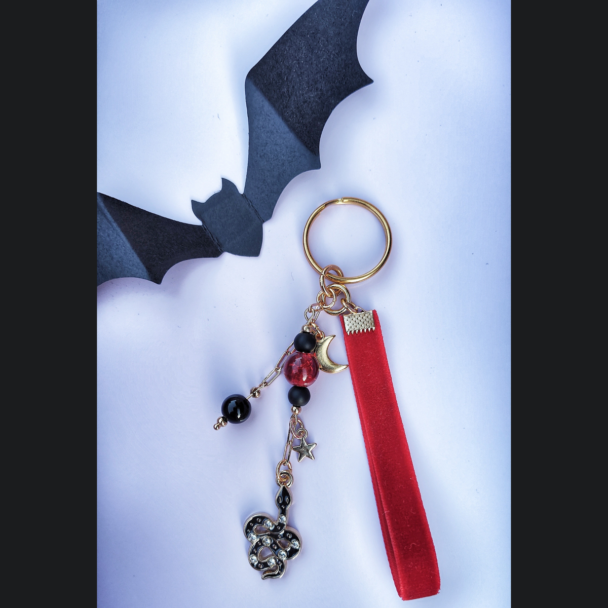 Gothic Charmed Keychains Perfectly Weird Shop