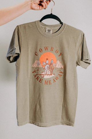 Cowboy take me away t-shirt - Perfectly Weird Shop