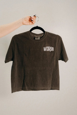 Weirdo Crop Graphic T-shirt - Perfectly Weird Shop