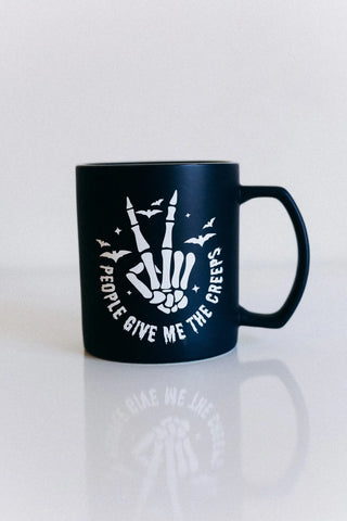 People give me the creeps Mug - Perfectly Weird Shop